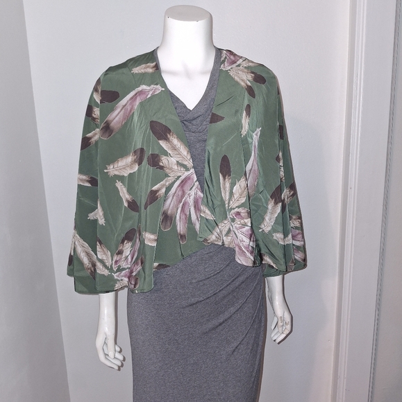 The Impeccable Pig Green Cardigan Small GUC - Picture 2 of 15